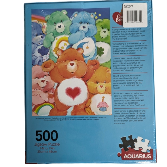 Care Bears 500 piece puzzle NIB - Picture 2 of 3
